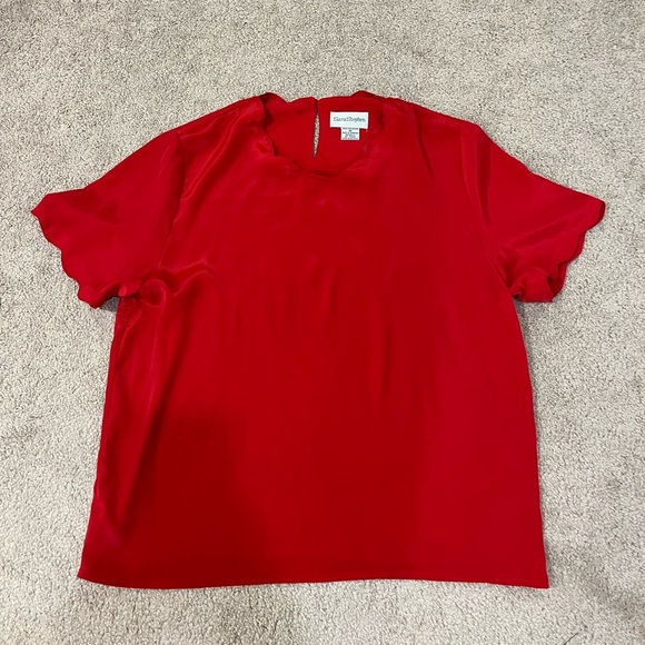 Sara Stephen Scalloped Blouse - Picture 1 of 5